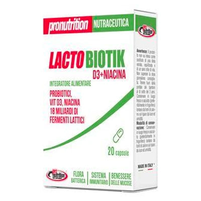 Lactobiotik Fermenti Lattici 20 cpr in vendita su dietaesport.com