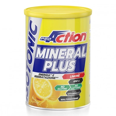 MINERAL PLUS ISOTONIC 450G al gusto limone in vendita su dietaesport.com