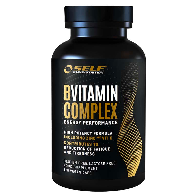 Barattolo di vitamina B contenente 120 caps vegane