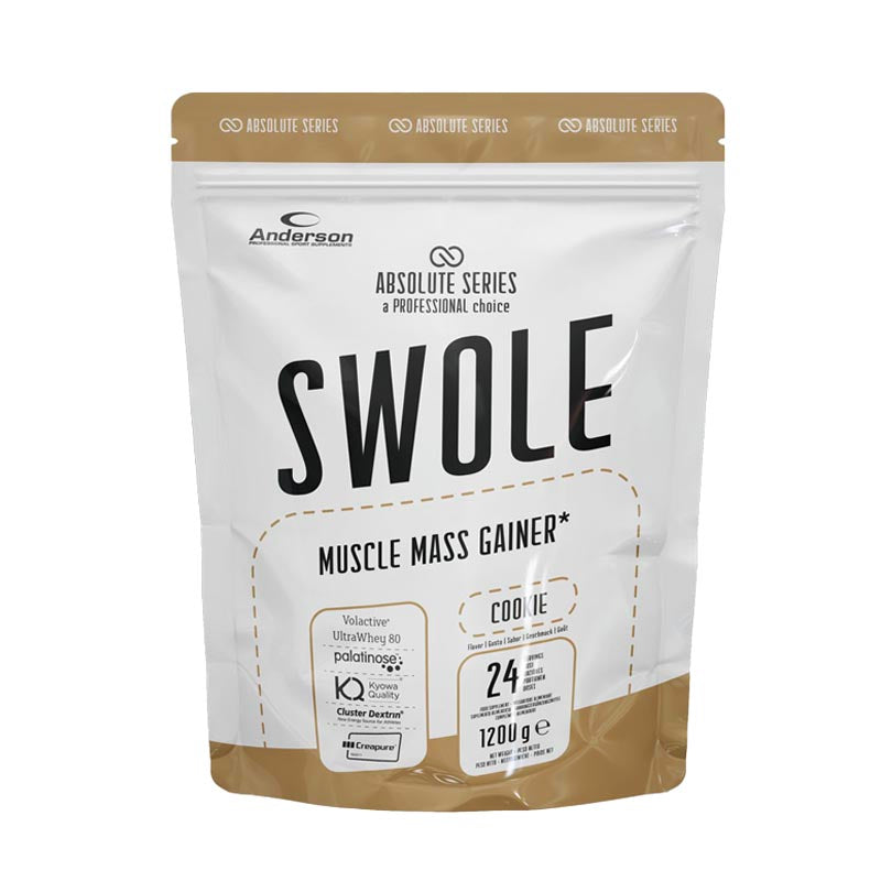 Muscle mass gainer SWOLE cookie 1200 g in vendita su dietaesport.com