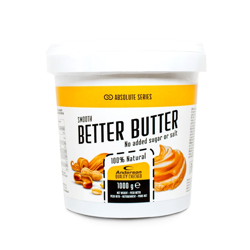 Maxi formato da 1000 g  di delizioso burro di arachidi, al 100% senza additivi, in vendita su dietaesport.com