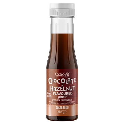 Chocolate & Hazelnut Flavoured Sauce 300 g in vendita su dietaesport.com