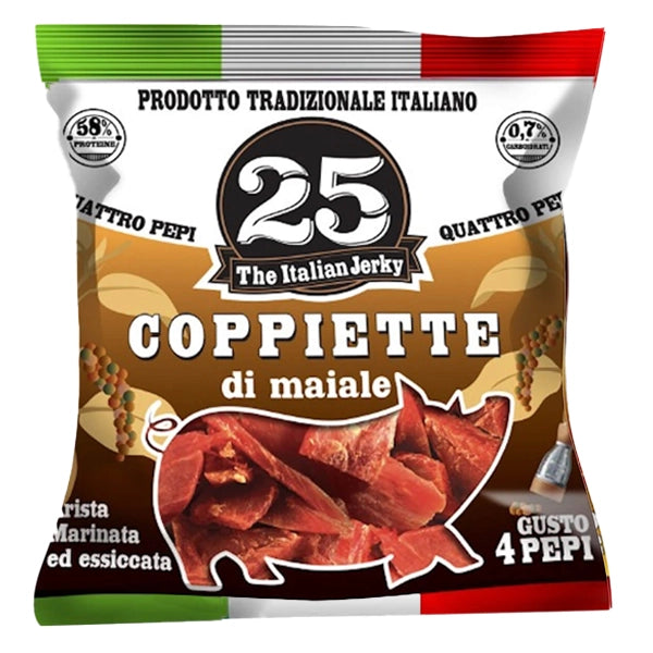 Coppiette di Maiale 25g al gusto 4 pepi in vendita su dietaesport.com