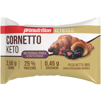 Cornetto Keto Multicereali Frutti di Bosco 42 g in vendita su dietaesport.com