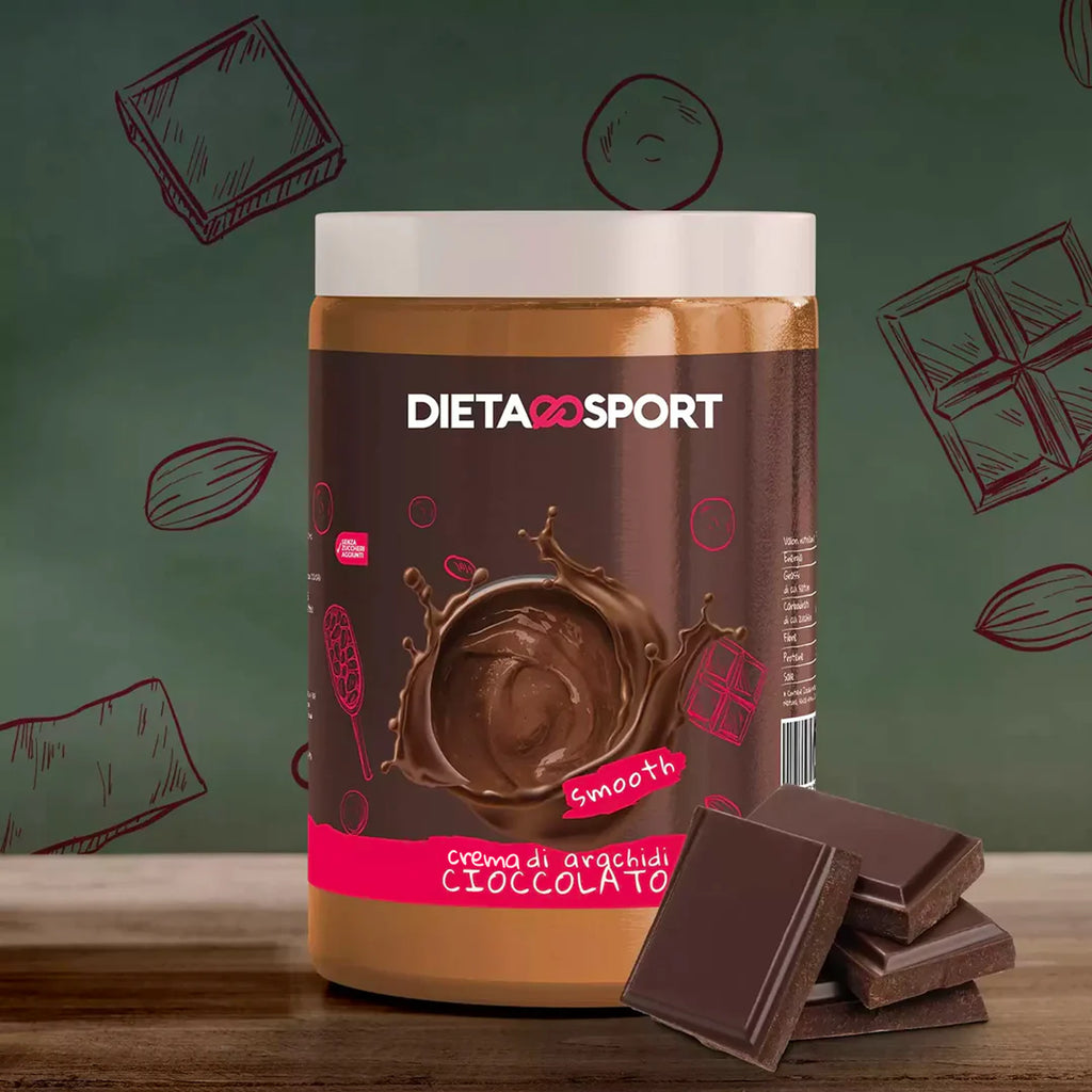 Crema di arachidi al cioccolato in vendita su dietaesport.com