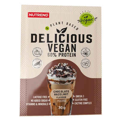 Delicius Vegan Protein 30g al gusto cioccolato in vendita su dietaesport.com