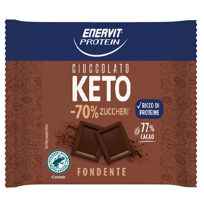 Keto Tavoletta Cioccolato Fondente 35g in vendita su dietaesport.com