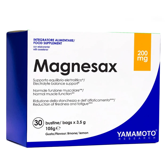 Magnesax Limone 30 bustine da 3,5 grammi in vendita su dietaesport.com