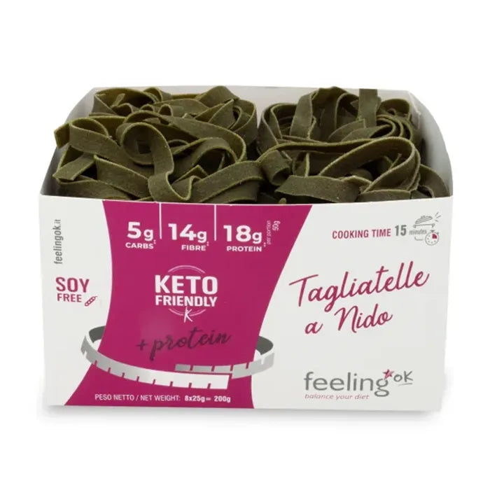 Tagliatelle a nido agli spinaci + Protein 200g in vendita su dietaesport.com