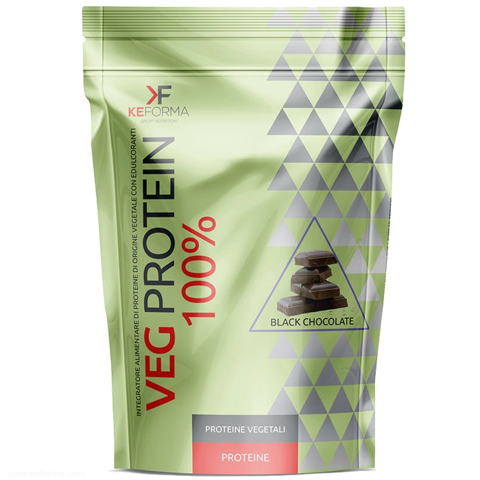 Veg Protein 100% 900 g al gusto black chocolate in vendita su dietaesport.com