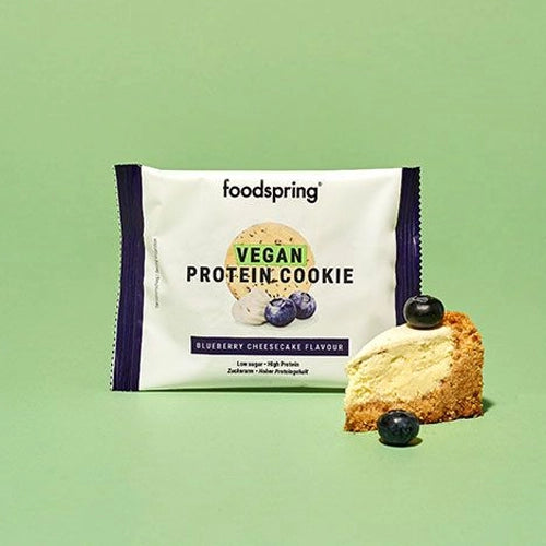 Vegan Protein Cookie - 50g al gusto cheescake ai mirtilli in vendita su dietaesport.com