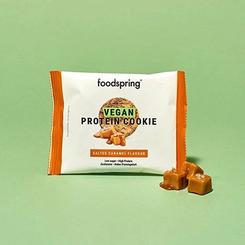 Vegan Protein Cookie - 50g al gusto caramello salato in vendita su dietaesport.com