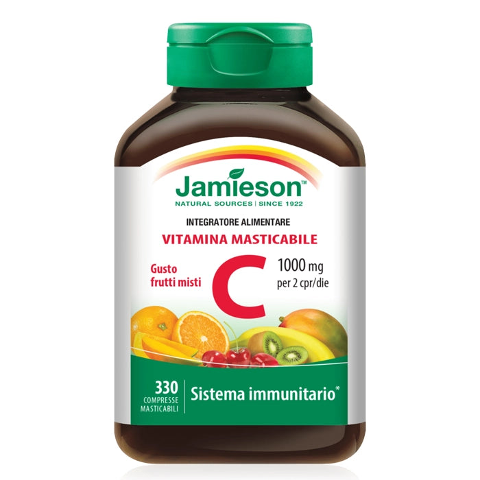 Vitamina C 1000 Masticabili 330 cpr in vendita su dietaesport.com
