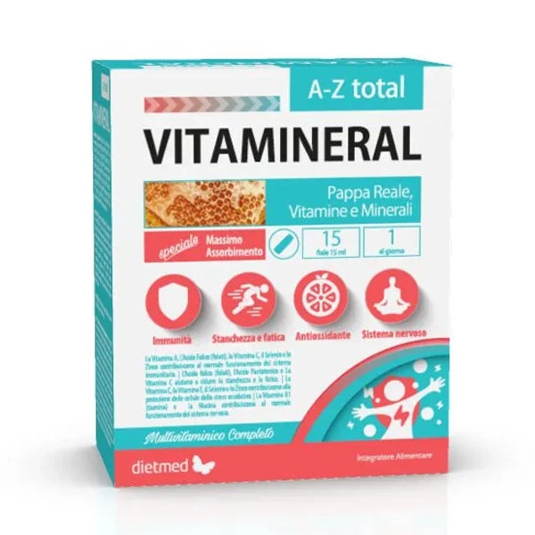Vitamineral AZ total 15 fiale da 15 ml in vendita su dietaesport.com