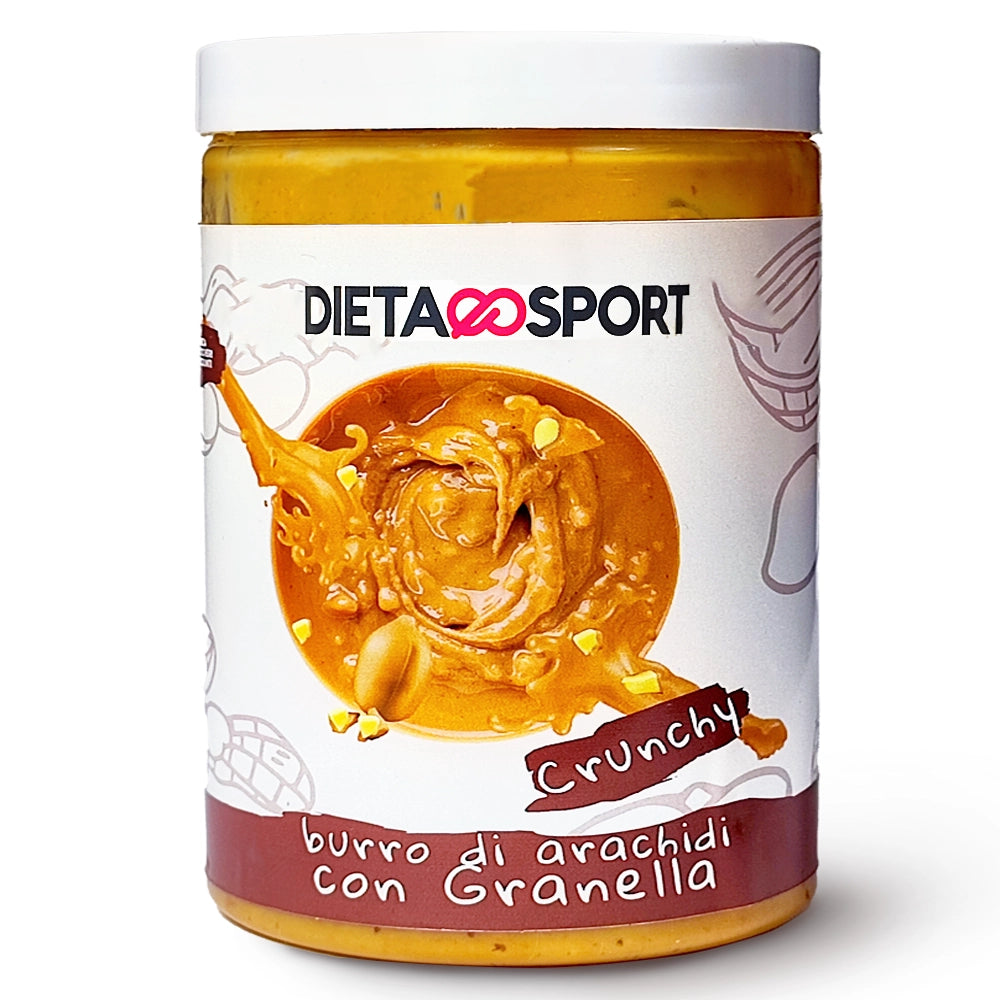Crema di Arachidi Crunchy  da 1000 g in vendita su dietaesport.com