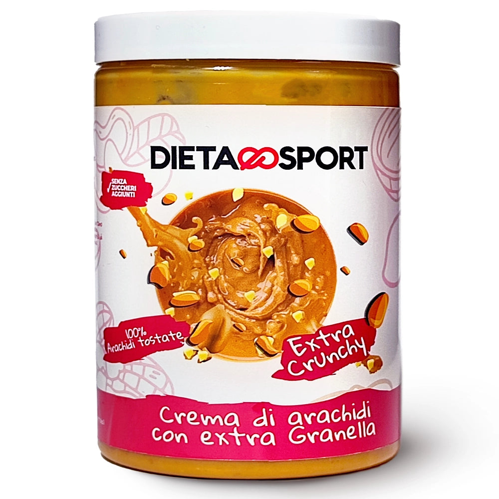 Crema di Arachidi ExtraCrunchy da 1000 g in vendita su dietaesport.com