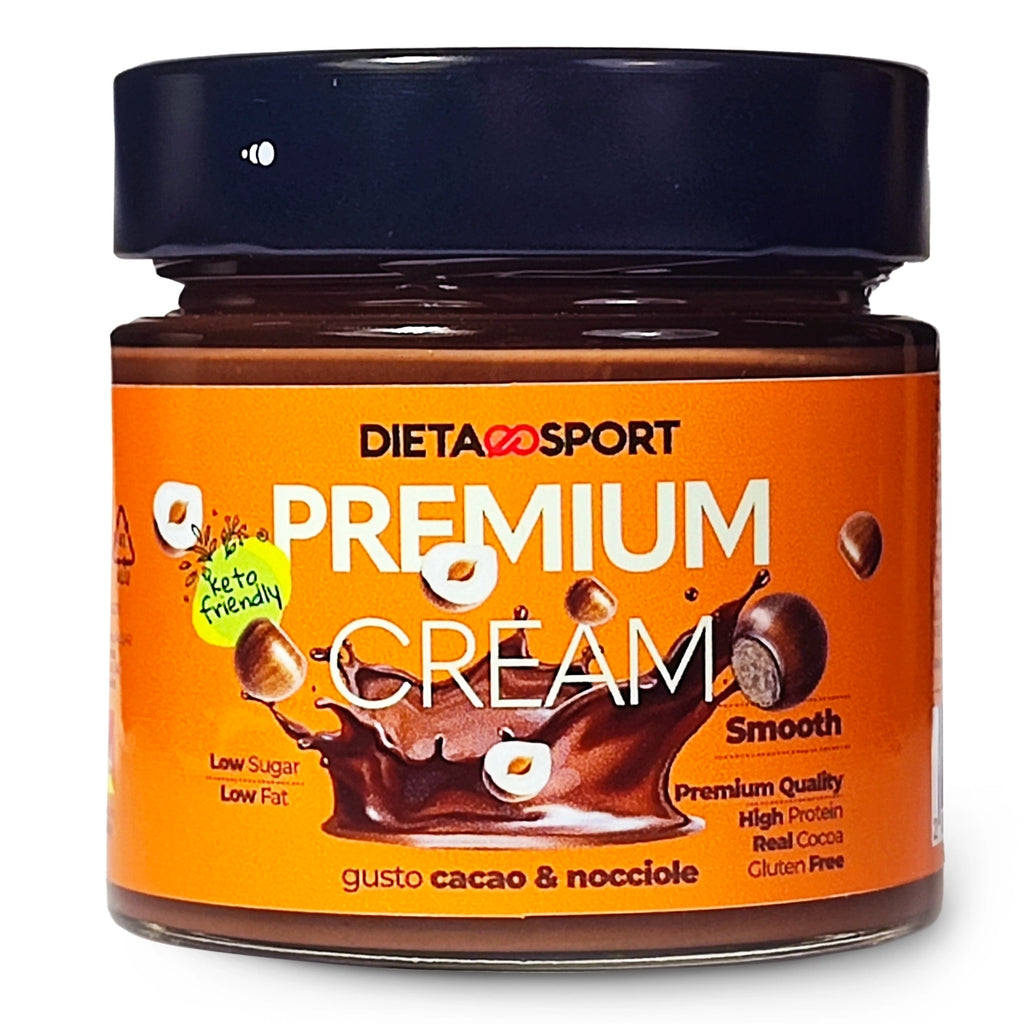 Premium Cream 250g Cacao e Nocciola in vendita su dietaesport.com