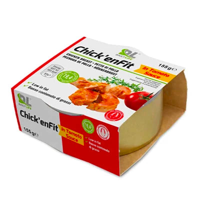 Scatoletta di pollo già pronto con salsa di pomodoro in vendita su dietaesport.com