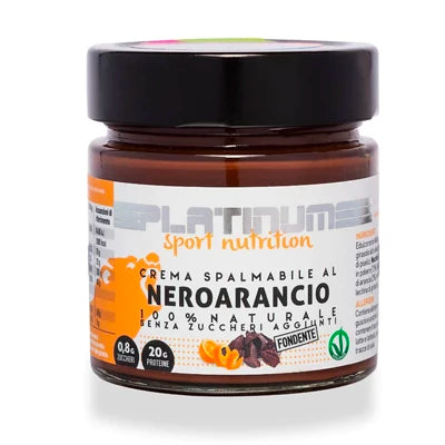Crema Spalmabile Nero Arancio Vegan 250g disponibili su dietaesport.com