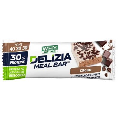 Delizia barretta proteica al gusto cacao in vendita su dietaesport.com