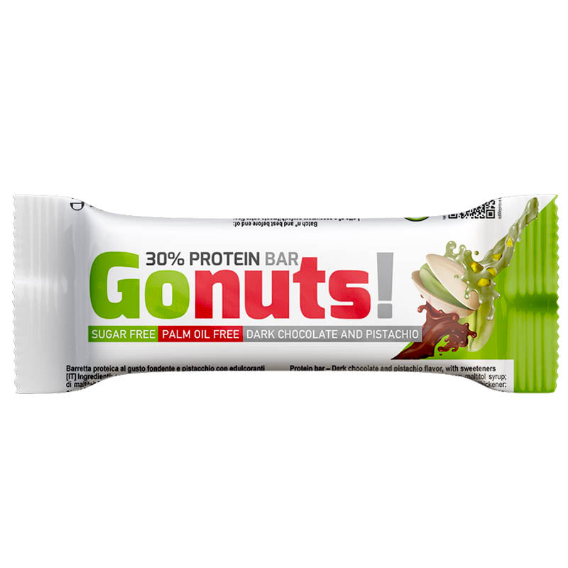 Barretta Protein Gonuts al gusto di Triplo cioccolato e pistacchio, su dietaesport.com