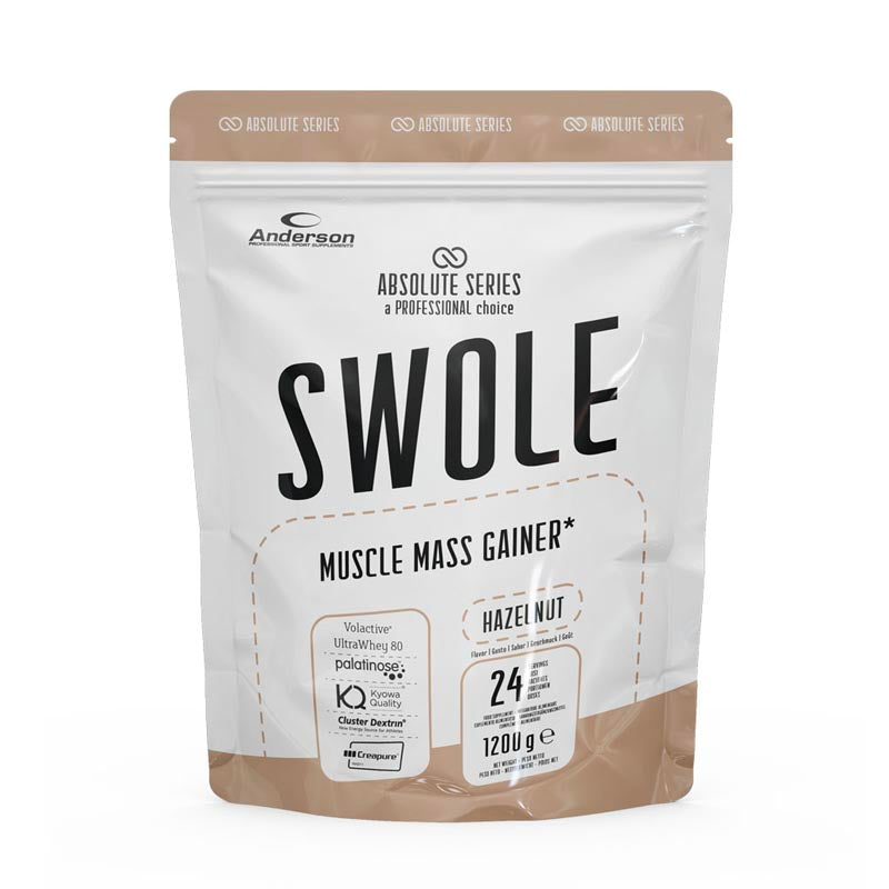 Muscle mass gainer SWOLE nocciola 1200 g in vendita su dietaesport.com