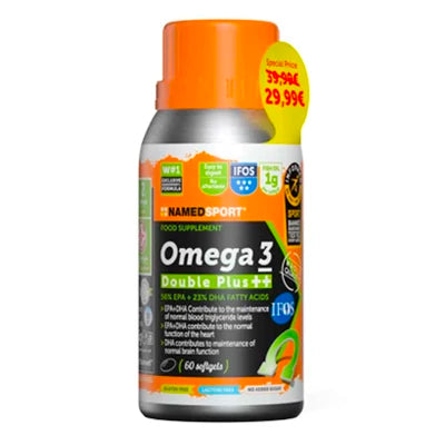 OMEGA 3 DOUBLE PLUS - 60 soft gel in vendita su dietaesport.com