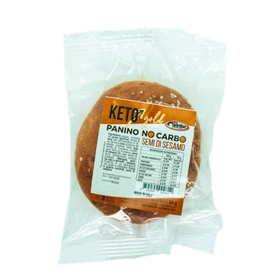 Panino Keto Nocarbo 50g low carb ai semi di sesamo in vendita su dietaesport.com