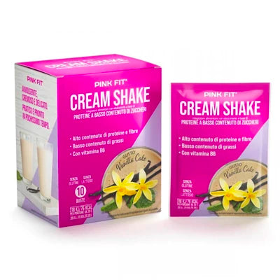 PINK FIT CREAM SHAKE vaniglia in vendita su dietaesport.com