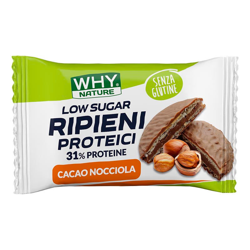 Ripieni Proteici 17 g al gusto cacao nocciola in vendita su dietaesport.com