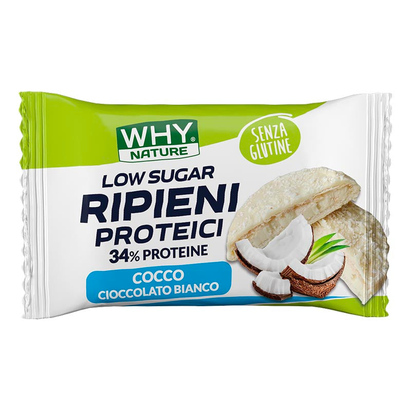 Ripieni Proteici 17 g al gusto cioccolato bianco e cocco in vendita su dietaesport.com