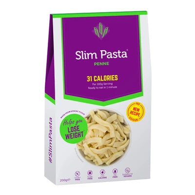 Slim Pasta Penne No Drain No Odour 200 g con sole 31 calorie in vendita su dietaesport.com