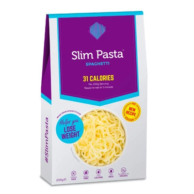 Slim Pasta Spaghetti No Drain No Odour 200g con sole 31 calorie. In vendita su dieaesport.com