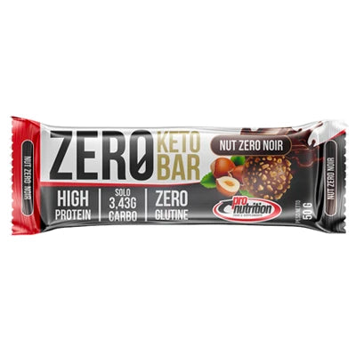 Deliziosa barretta proteica low carbs di 50g al gusto nut zero noir in vendita su dietaesport.com