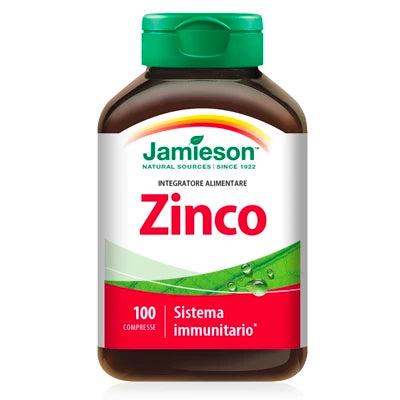 Zinco 100 cpr jamieson in vendita su dietaesport.com
