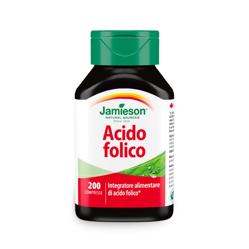 Integratore alimentare contenente 200 compresse di acido folico