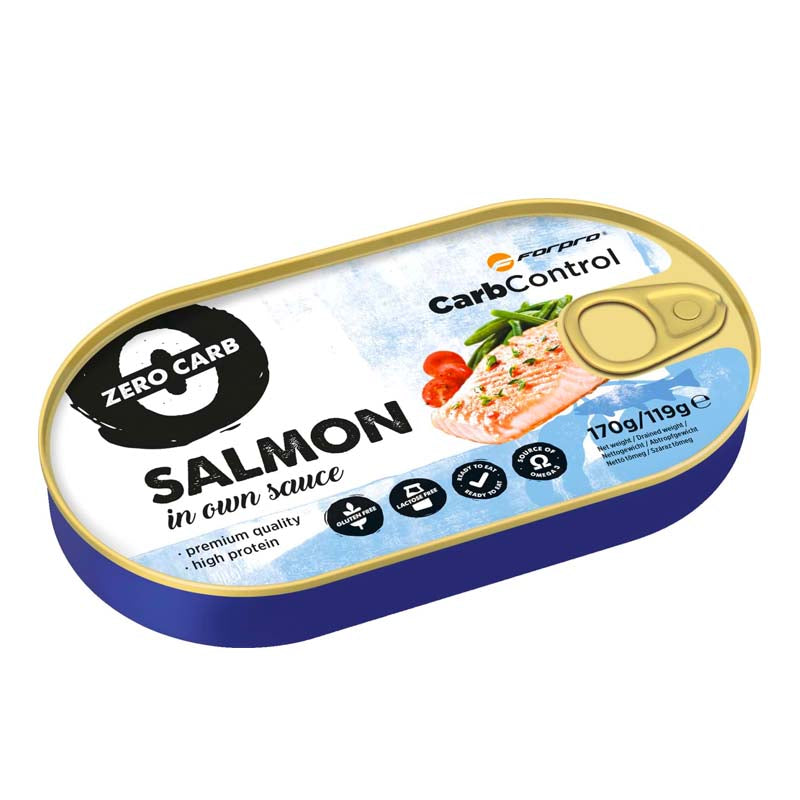 Deliziosa scatoletta di salmone di 170g