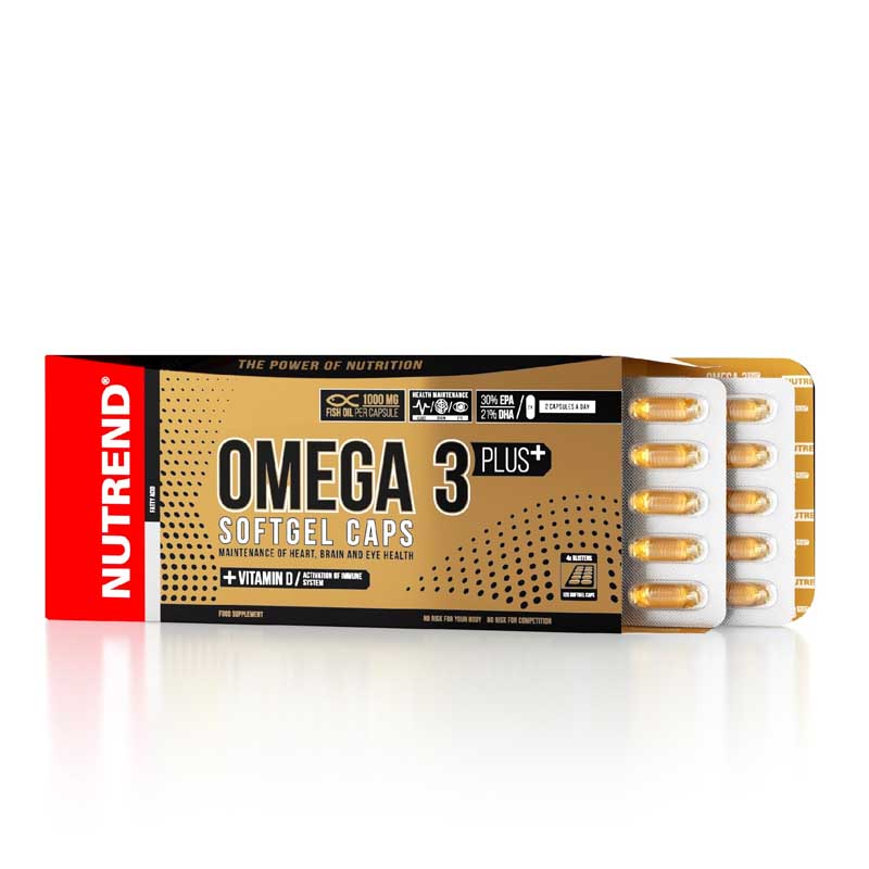 Omega 3 Plus Softgel Caps 120 Nutrend