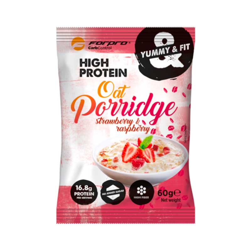 Confezione di Porridge proteico da 60g con elevato apporto proteico