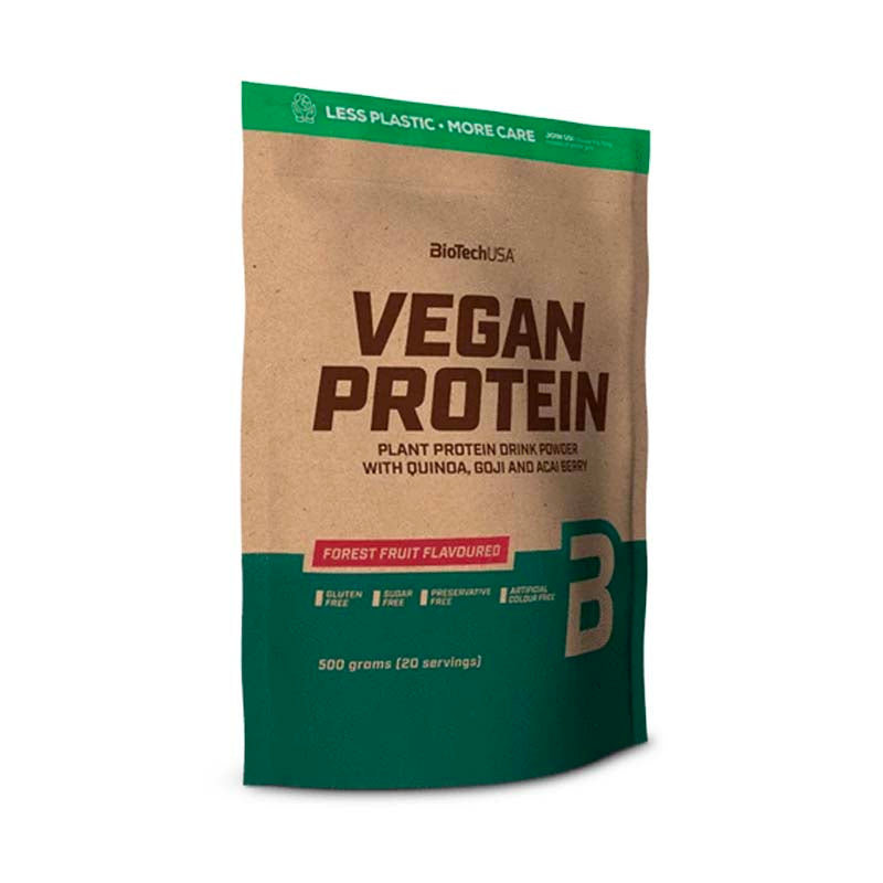 Confezione da 500 g contenente proteine vegane
